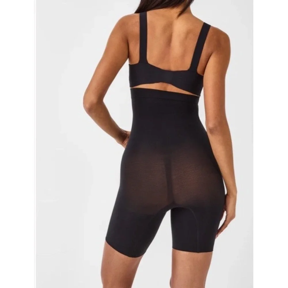Spanx NWT Higher Power Shorts Shapewear Black Medium